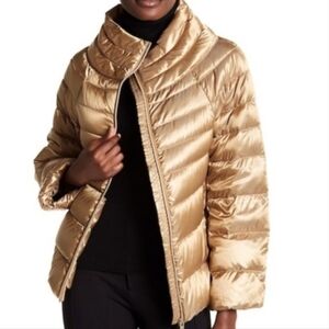 Sam Edelman Gold Puffer Jacket, Women's Size S